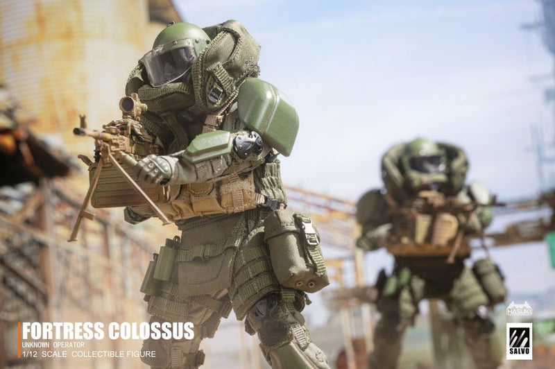 Load image into Gallery viewer, 1/12 SCALE - SALVO Black Ops - Fortress Colossus - MINT IN BOX
