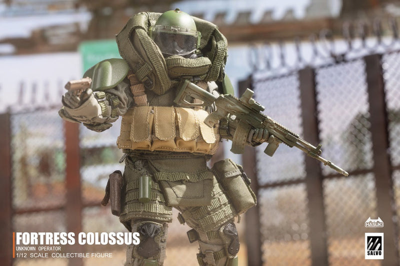 Load image into Gallery viewer, 1/12 SCALE - SALVO Black Ops - Fortress Colossus - MINT IN BOX
