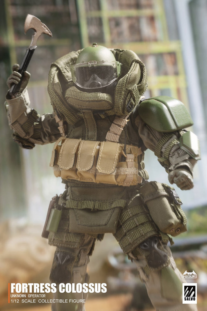 Load image into Gallery viewer, 1/12 SCALE - SALVO Black Ops - Fortress Colossus - MINT IN BOX
