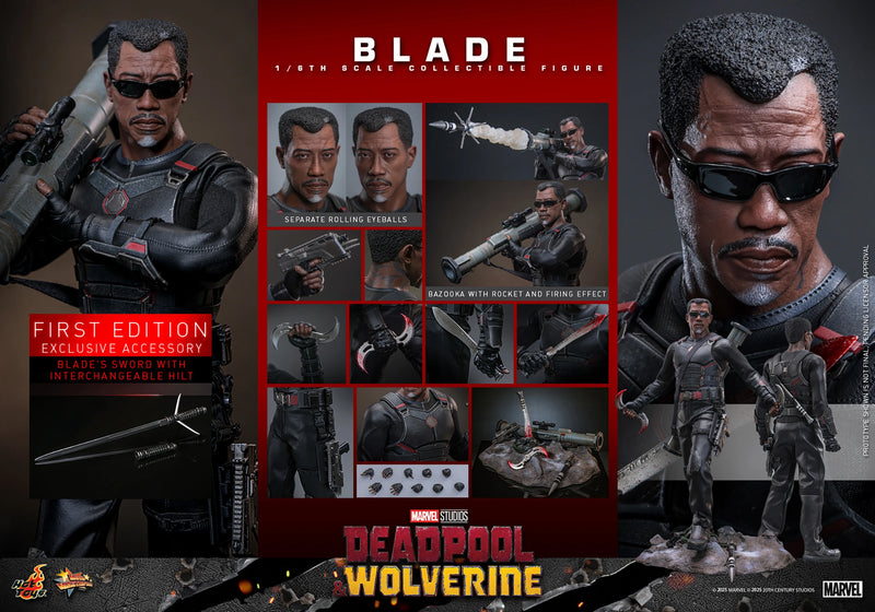 Load image into Gallery viewer, Deadpool &amp; Wolverine - Blade - AA Fingerless Gloved Hand Set
