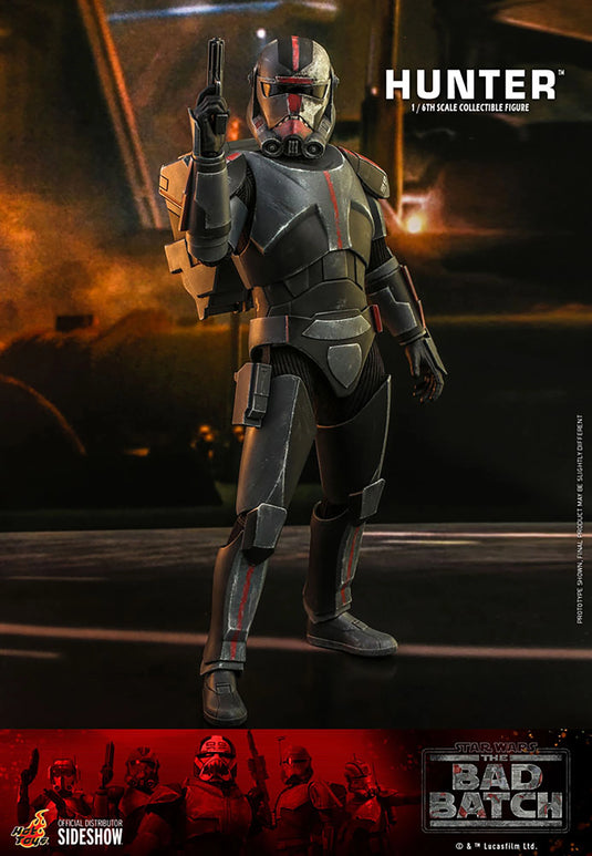 Star Wars TBB Hunter - Male Head Sculpt w/Bandana