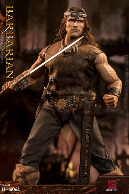 Empire Legion Barbarian - Male Headsculpt w/Realistic Hair & Crown