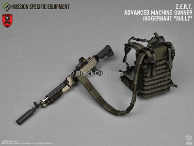 Load image into Gallery viewer, ZERT AMG Juggernaut - M240 LMG Set w/Ammo Belt &amp; Backpack MICO Ammo Carrier
