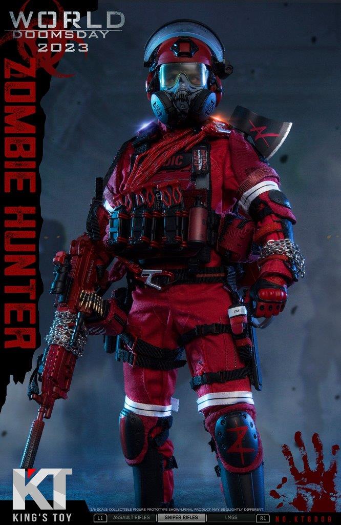 Load image into Gallery viewer, World Doomsday 2023 Zombie Hunter - MINT IN BOX
