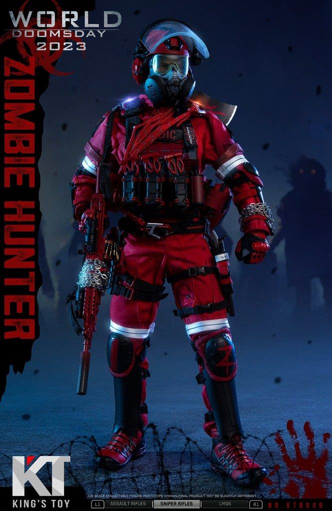 Load image into Gallery viewer, World Doomsday 2023 Zombie Hunter - MINT IN BOX
