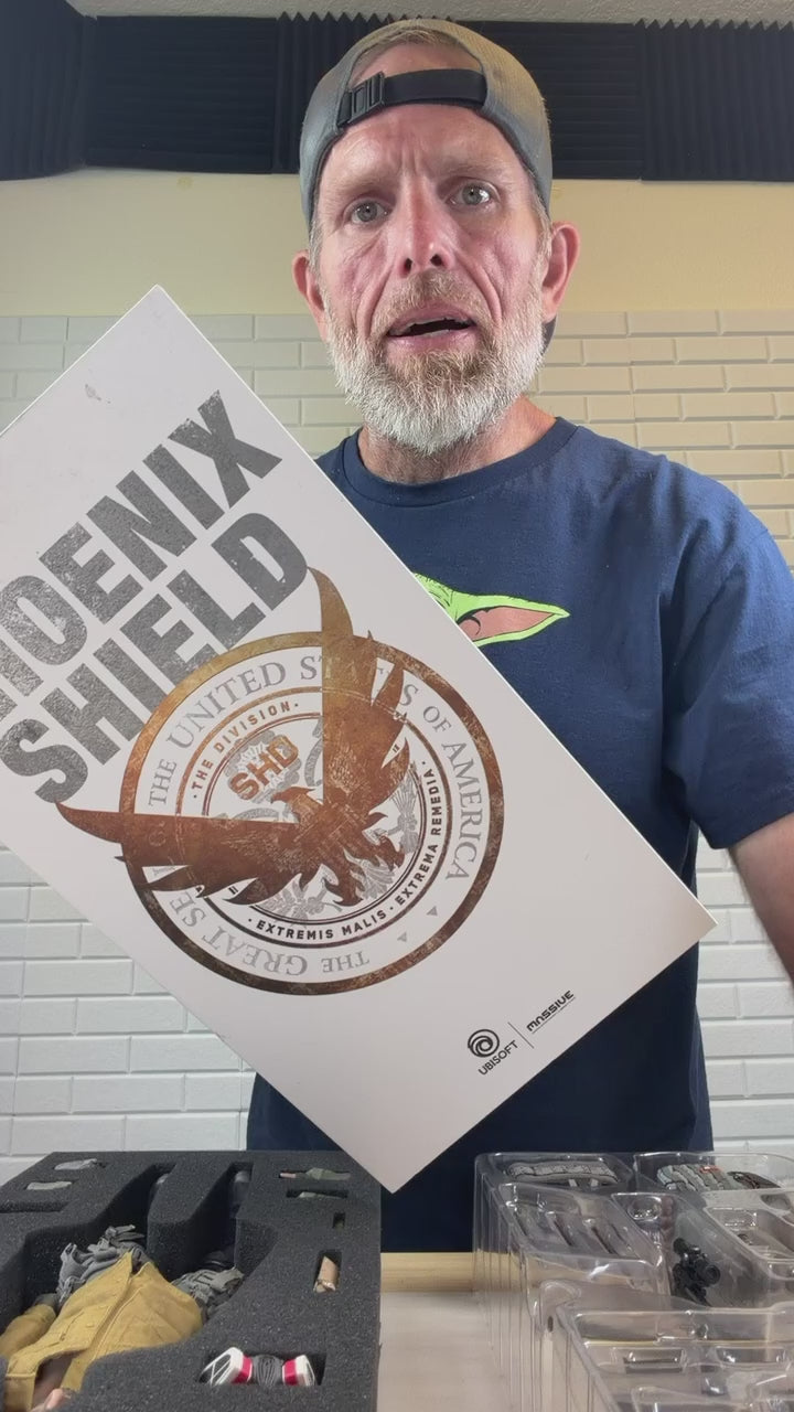 Load and play video in Gallery viewer, The Division 2 - The Phoenix Shield - Brian Johnson - MINT IN BOX
