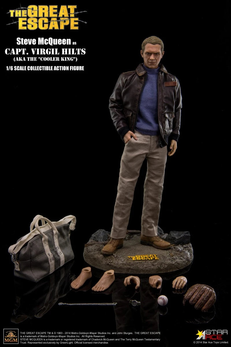 Load image into Gallery viewer, The Great Escape Capt. Virgil Hilts Steve McQueen - MINT IN BOX
