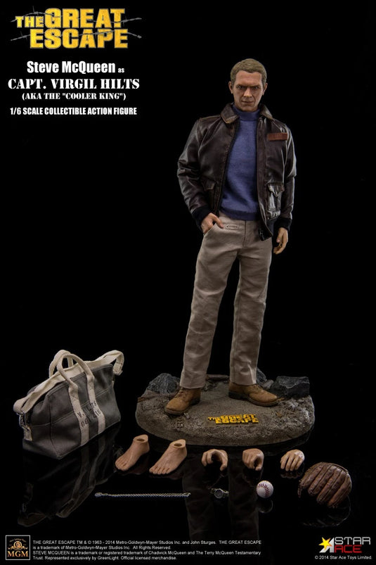 The Great Escape Capt. Virgil Hilts Steve McQueen - MINT IN BOX