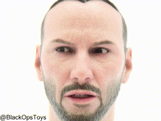 John Wick Chapter 4 - Male Headsculpt w/PERS & Swappable Hair