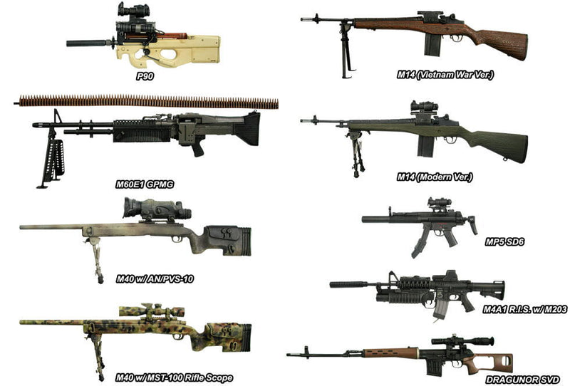 Load image into Gallery viewer, Modern Firearms Collection II - Flecktarn Camo M40 Sniper Rifle
