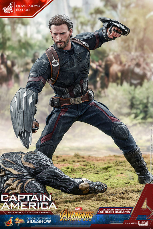 Infinity War - Captain America - Outrider Diorama w/Stand