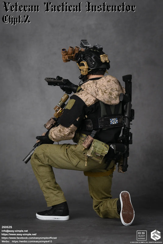 Veteran Tactical Instructor Z - Body Armor w/Black Multicam Chest Rig Set