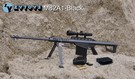 Black M82A1 Barrett Sniper Rifle - MINT IN BOX