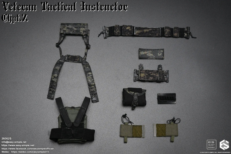 Load image into Gallery viewer, Veteran Tactical Instructor Z - Body Armor w/Black Multicam Chest Rig Set
