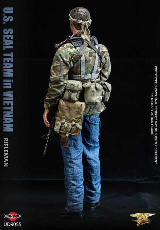 Vietnam - US SEAL Rifleman - Blue 3/4 Cut Sleeve Shirt