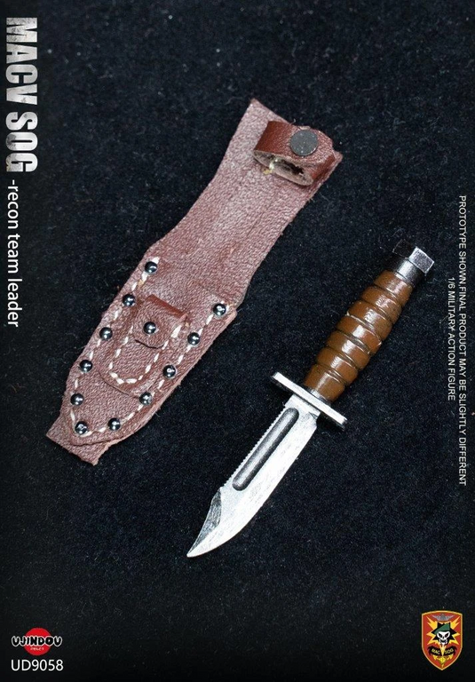 Vietnam MACV-SOG Recon Team Leader - OD Green Gear Pouch Set w/Knife, Shealth, & Mag Set