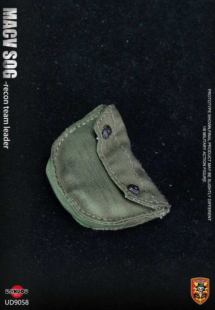 Load image into Gallery viewer, Vietnam MACV-SOG Recon Team Leader - OD Green Gear Pouch Set w/Knife, Shealth, &amp; Mag Set
