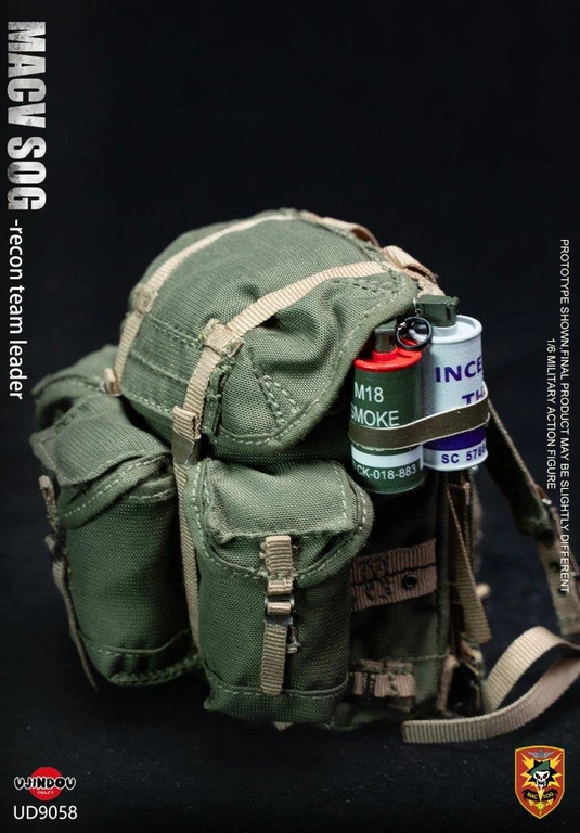 Vietnam MACV-SOG Recon Team Leader - OD Green Tropical Rucksack