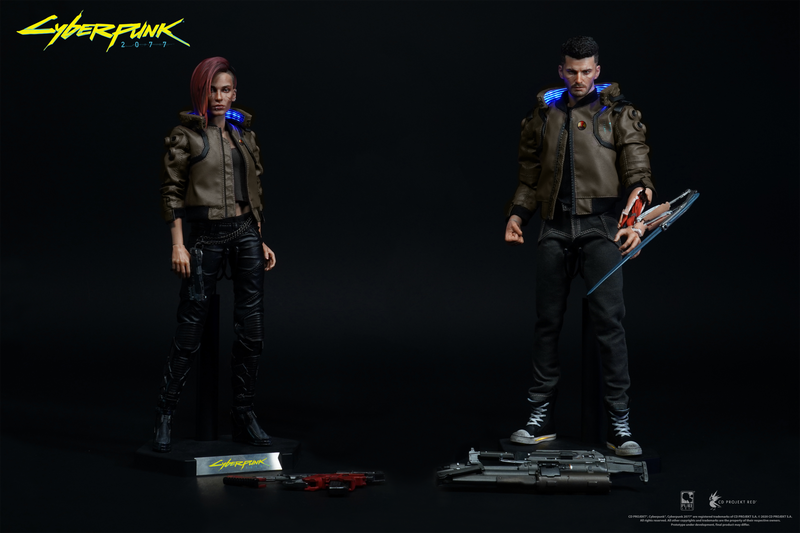 Load image into Gallery viewer, Cyberpunk 2077 - V - Male &amp; Female Ultimate Bundle w/Sportsbike - MINT IN BOX
