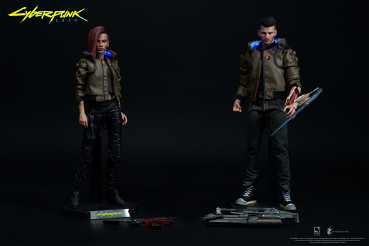 Cyberpunk 2077 - V - Male & Female Ultimate Bundle w/Sportsbike - MINT IN BOX