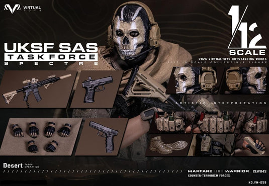 PREORDER DEPOSIT 1/12 UK SAS Task Force Specter - MINT IN BOX