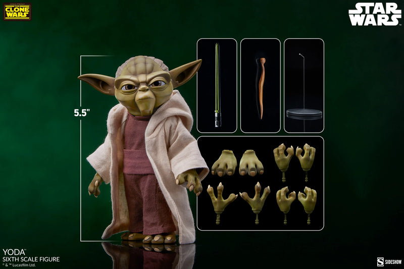 Load image into Gallery viewer, Star Wars The Clone Wars - Yoda - MINT IN BOX
