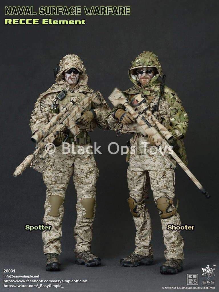 Load image into Gallery viewer, Navy SEAL - Sniper Shooter - Male Head Sculpt
