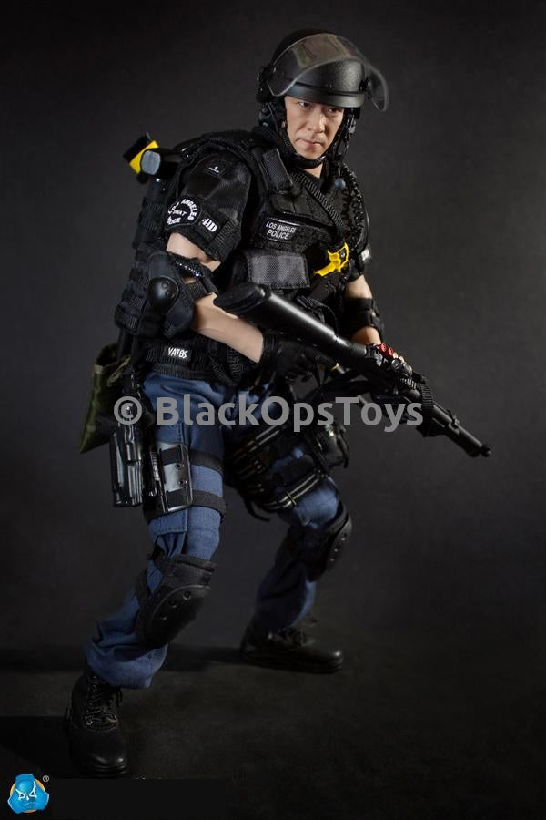 Load image into Gallery viewer, LAPD SWAT 3.0 - Takeshi Yamada - Black Combat Boots Foot Type
