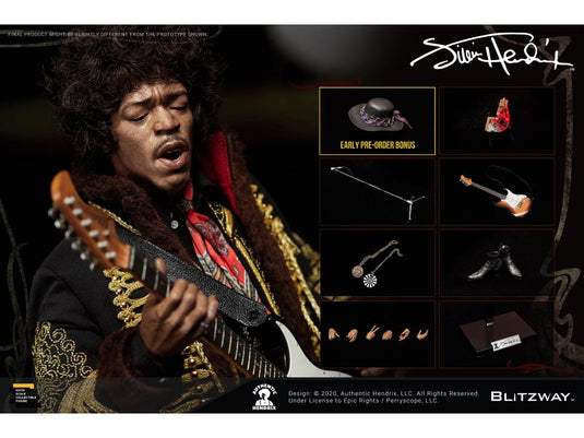 Jimi Hendrix - AA Male Base Body w/Head Sculpt