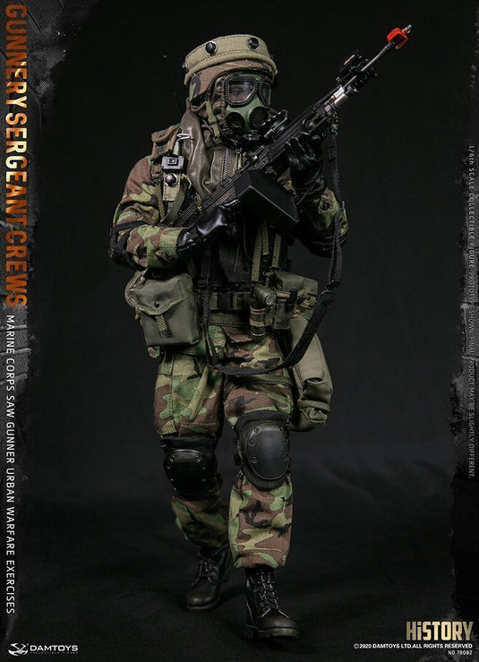 US Marine SAW Gunner Crews