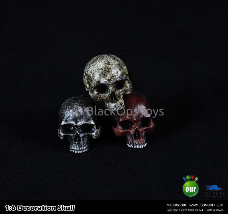 Load image into Gallery viewer, 1:6 Decoration Skull Series 1 &quot;Type A&quot; Headsculpt
