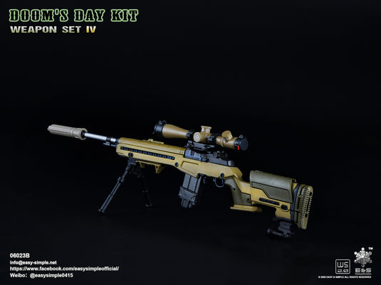 Doom's Day Kit Weapon Set IV - Sand M14 Rifle - MINT IN BOX