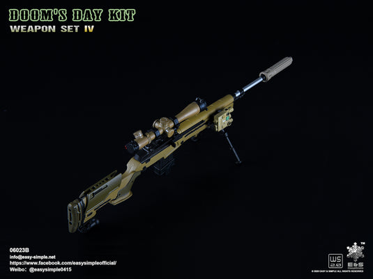Doom's Day Kit Weapon Set IV - Sand M14 Rifle - MINT IN BOX