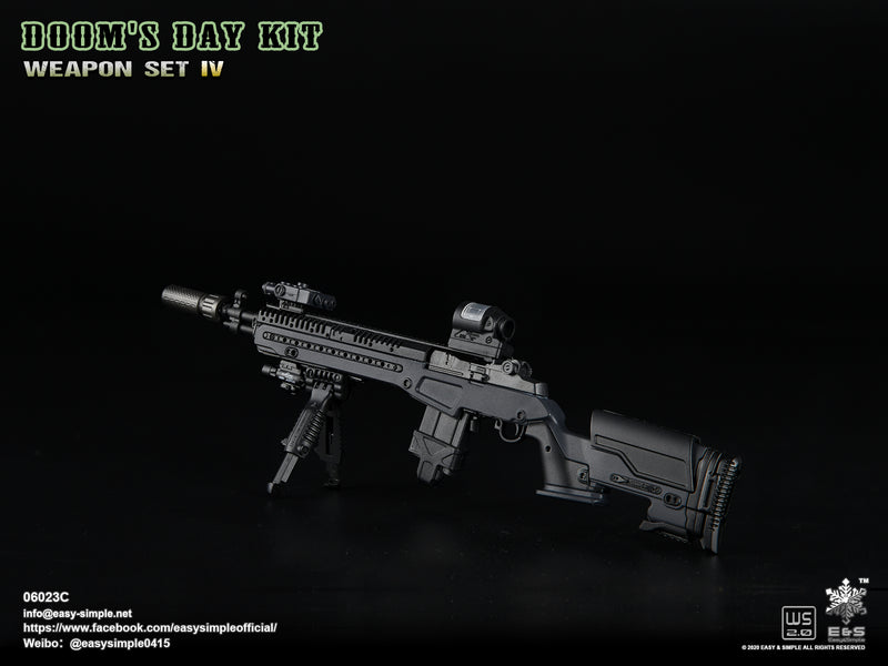 Load image into Gallery viewer, Doom&#39;s Day Kit Weapon Set IV - Black M14 Rifle - MINT IN BOX
