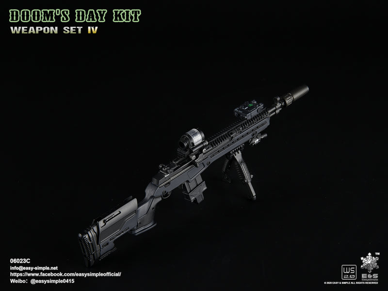 Load image into Gallery viewer, Doom&#39;s Day Kit Weapon Set IV - Black M14 Rifle - MINT IN BOX
