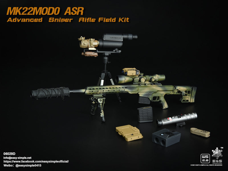 Load image into Gallery viewer, Camo MK22 MOD0 ASR Bolt Action Sniper Rifle
