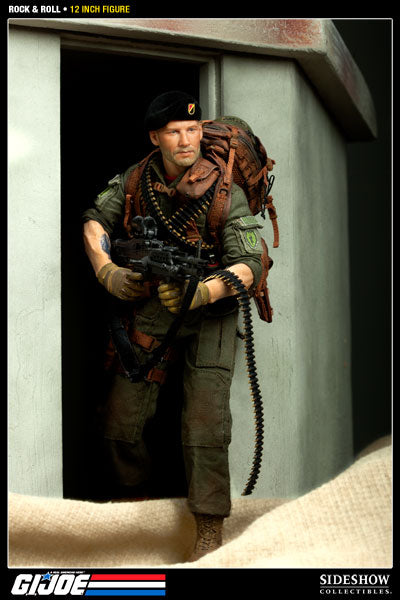 GI JOE - Machine Gunner Rock 'N' Roll - Ex. - MINT IN BOX