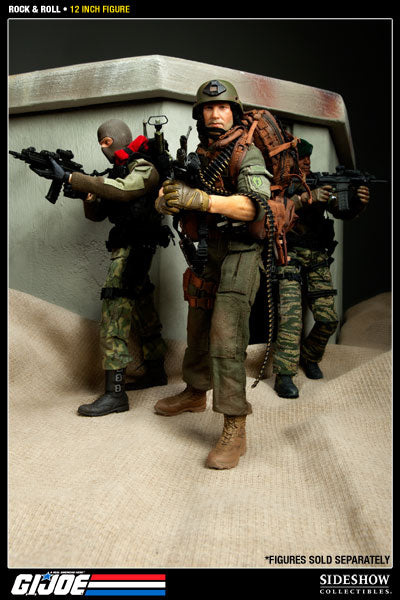 GI JOE - Machine Gunner Rock 'N' Roll - Ex. - MINT IN BOX