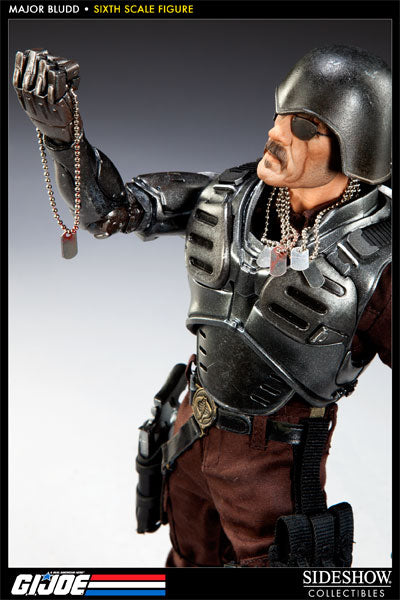 Load image into Gallery viewer, GI JOE - Cobra Major Bludd - Head Sculpt w/Eyepatch
