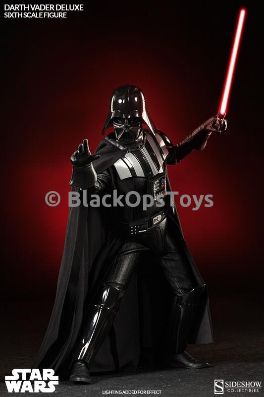 Load image into Gallery viewer, Star Wars - Darth Vader - Helmet Head Sculpt Set w/Light Up Stand

