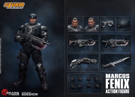 1/12 - Gears Of War - Marcus Fenix - MX8 Snub Pistol