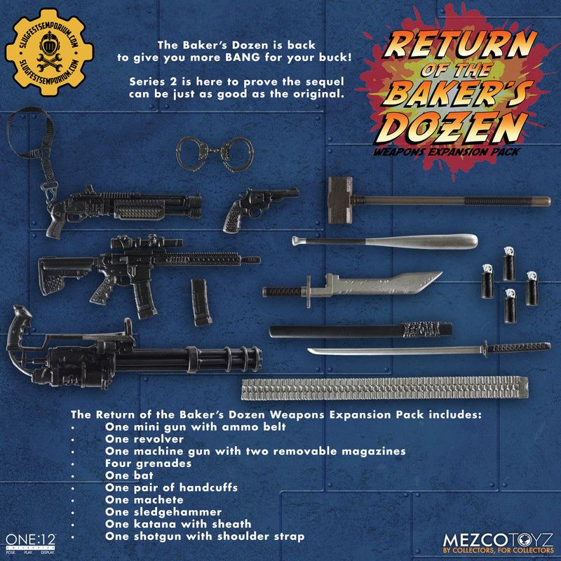 Load image into Gallery viewer, 1/12 -  Return of the Baker&#39;s Dozen - Weapons Pack - MINT IN BOX

