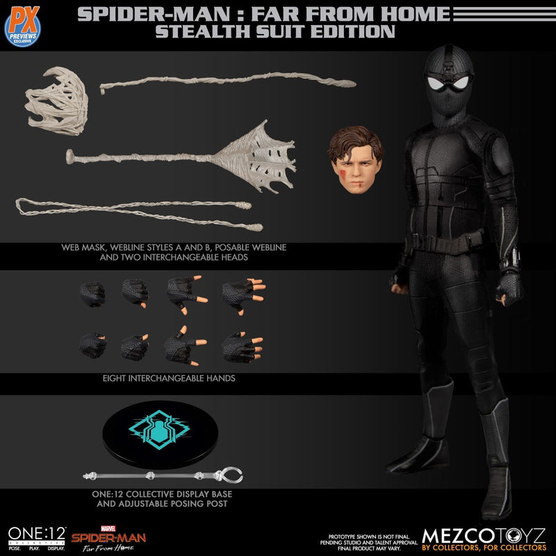 Load image into Gallery viewer, 1/12 - Spider-Man Far From Home - Male Head Sculpt
