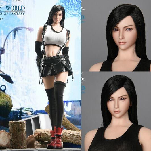 Load image into Gallery viewer, Goddess of Fantasy - Tifa - Female Head Sculpt Type 2
