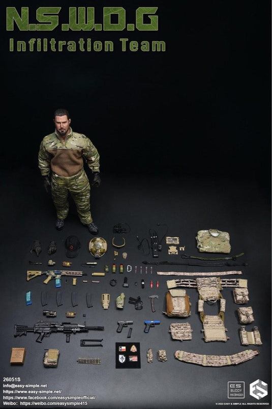 NSWDG Infiltration Team Ver. S - Male Base Body w/Headsculpt Set