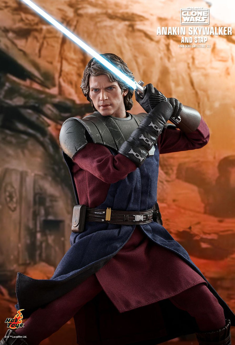 Load image into Gallery viewer, Star Wars: The Clone Wars - Anakin Skywalker &amp; STAP - MINT IN BOX
