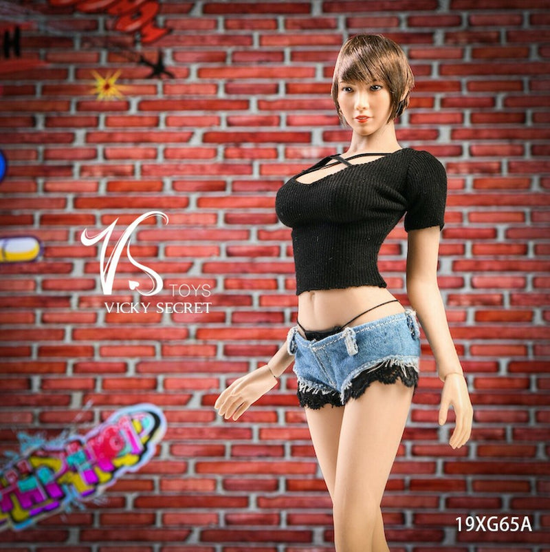 Load image into Gallery viewer, Female Hot Clothes Set A Black - MINT IN BOX

