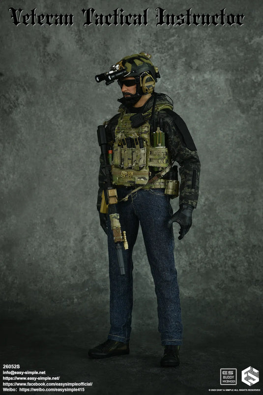 Veteran Tactical Instructor S Ver - Black Shirt w/Under Sleeves