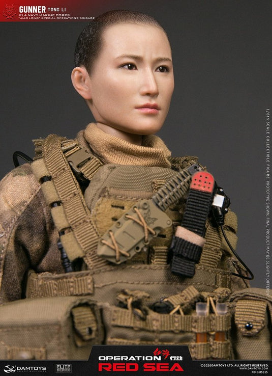 Operation Red Sea - PLA Jiaolong - Female Black Weathered Boots (Foot Type)