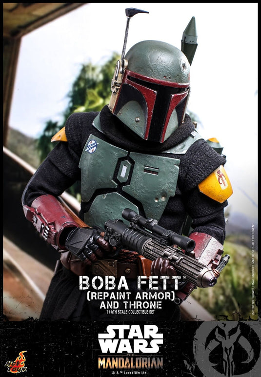 Star Wars - Boba Fett (Repaint Armor) & Throne Exclusive - MINT IN BOX